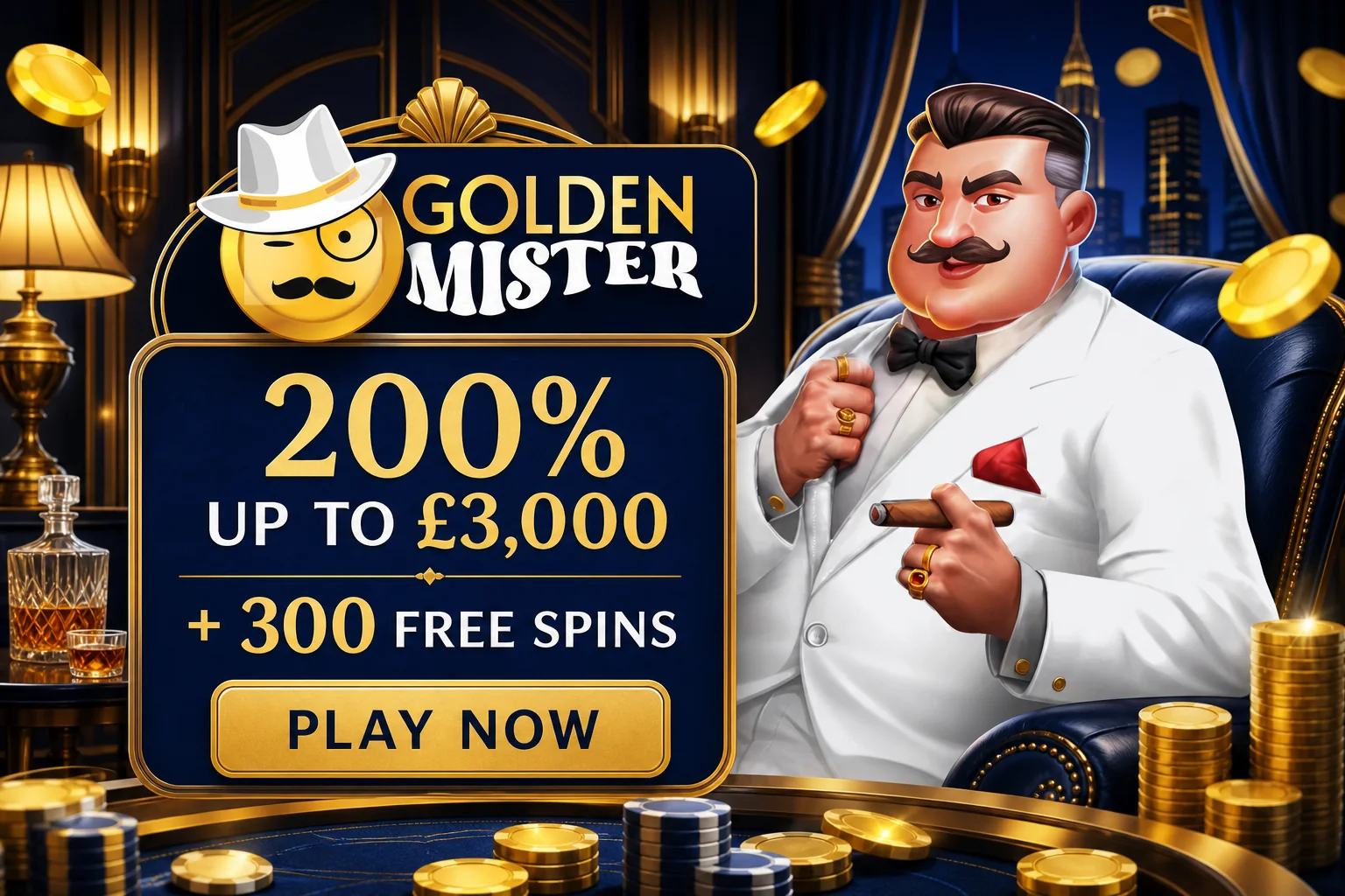 Golden Mister casino promotion